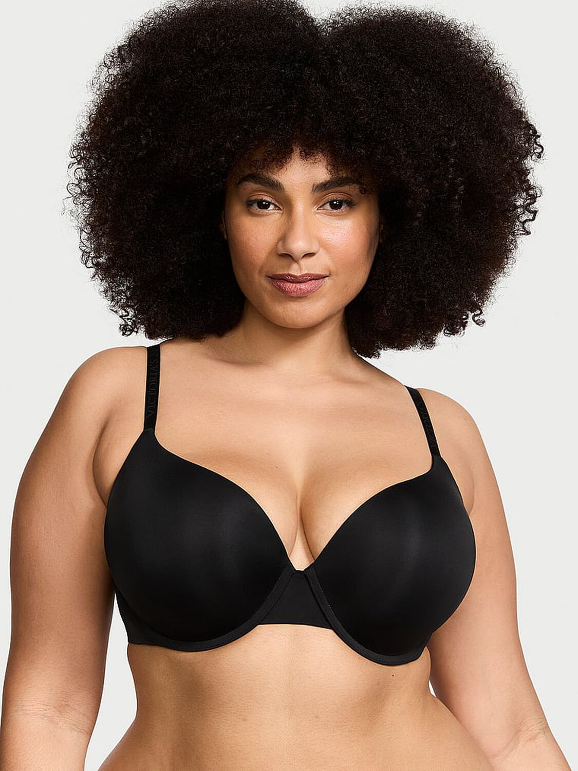 vs The T-Shirt Push-Up Perfect Shape Smooth Bra Black 1 of 3 