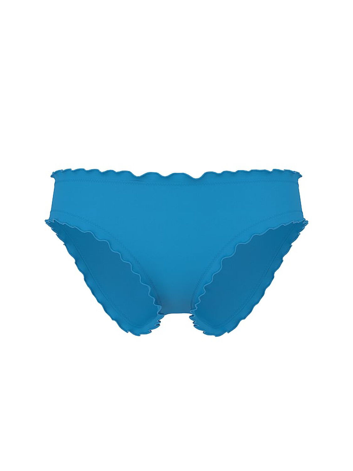 vs Victoria's Secret Swim Essential Ruched Cheeky Bikini Bottom Skyline Blue 3 of 3 