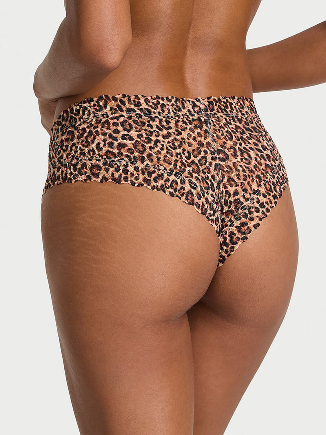 vs The Lacie Blossom Lace Cheeky Panty Natural Leopard 2 of 4 