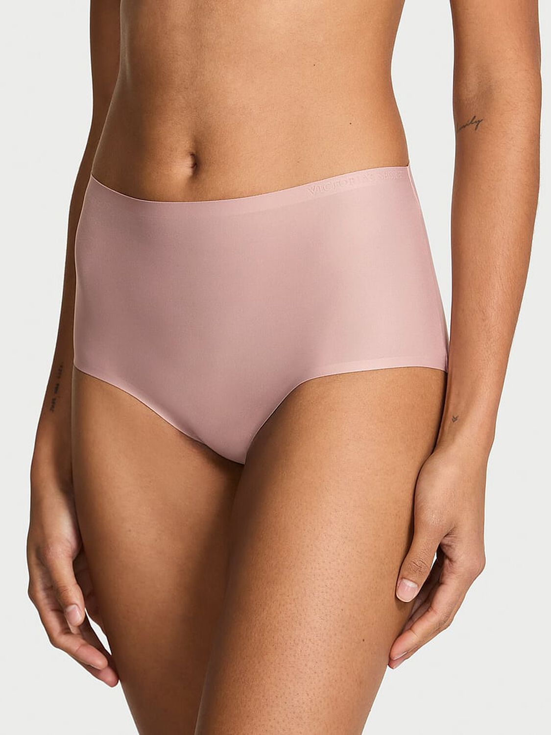 vs Body By Victoria Body by Victoria Flex Mid-Rise Modern Brief Panty Talc 1 of 2 