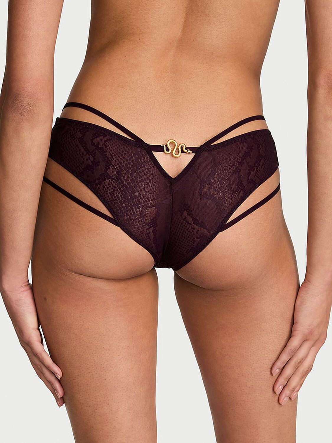 vs Very Sexy Viper Lace Hardware Cheeky Panty 2 of 3 