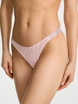 Shine Strap Thong Panty