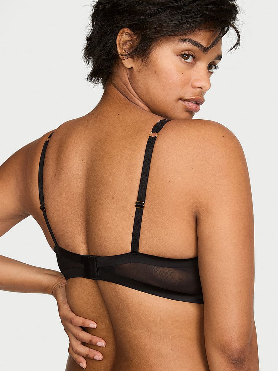 vs Very Sexy Viper Embroidery Push-Up Bra Black Viper 2 of 2 