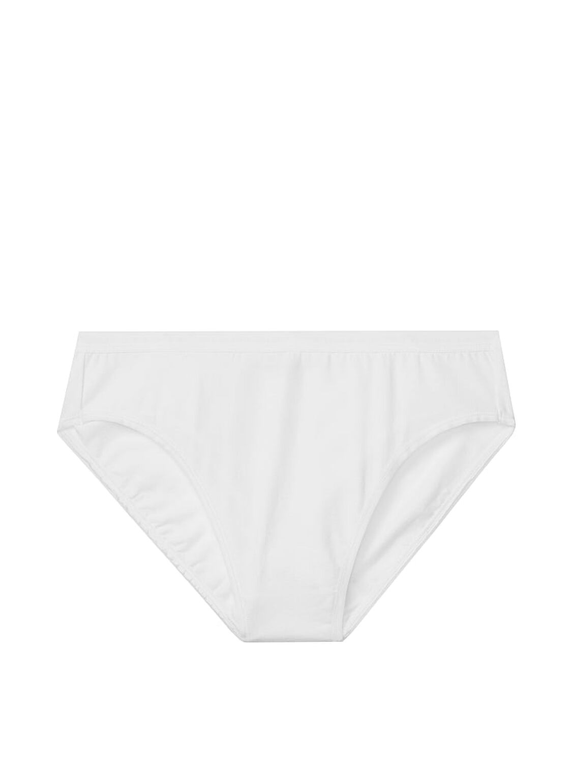 vs Victoria's Secret Stretch Cotton High-Leg Brief Panty Vs White 2 of 2 