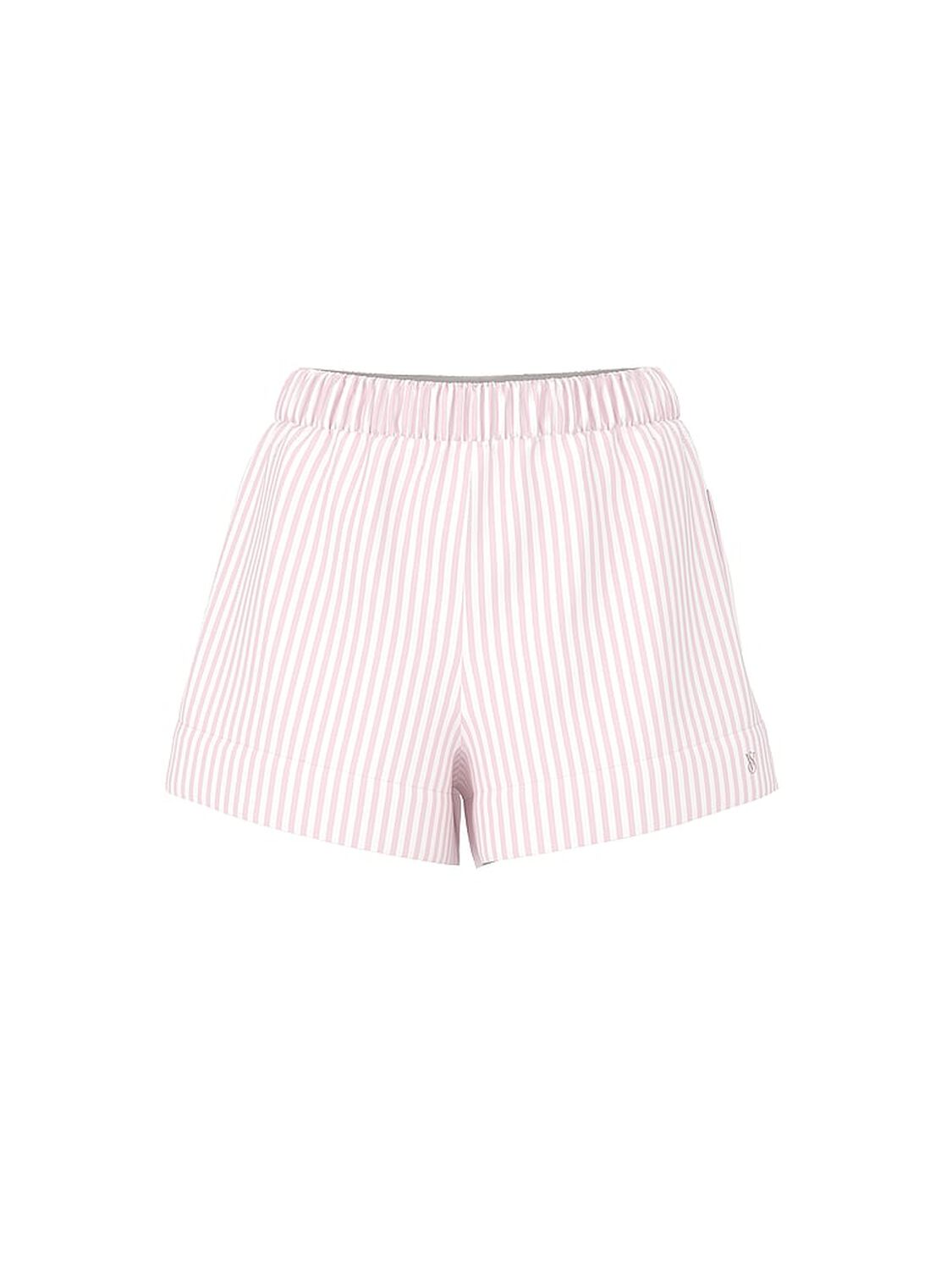 vs Victoria's Secret Swim Angel Essentials Linen Shorts Iconic Stripe 2 of 2 