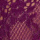 Lace Adjustable V-String Panty, Rhubarb, swatch
