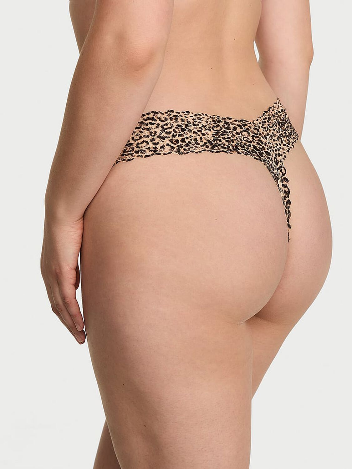vs The Lacie Lace Thong Panty Leopard 2 of 3 