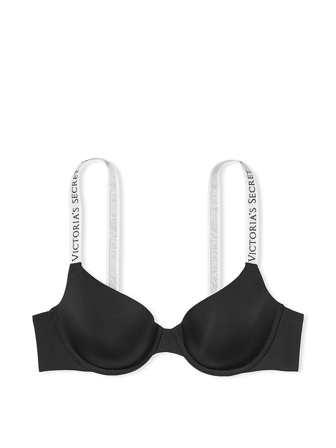 vs The T-Shirt Lightly Lined Demi Bra Black 3 of 3 