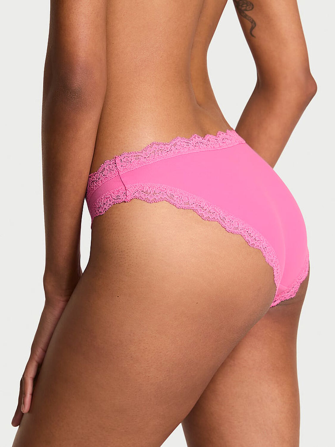 vs Dream Angels Lace-Trim Bikini Panty Rose Garden 2 of 4 