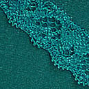 Sheer Shimmer Lace-Trim Thong Panty, Aquarium Blue, swatch