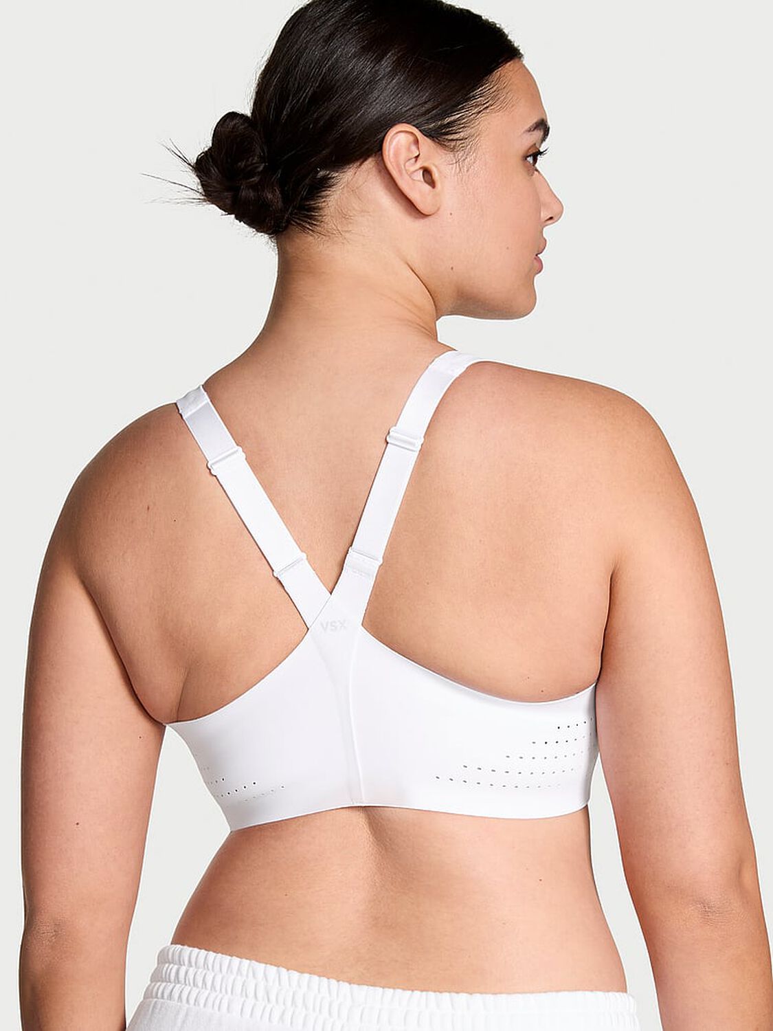 vs Vsx VSX Featherweight Max&trade; Front-Close Sports Bra Vs White 2 of 3 