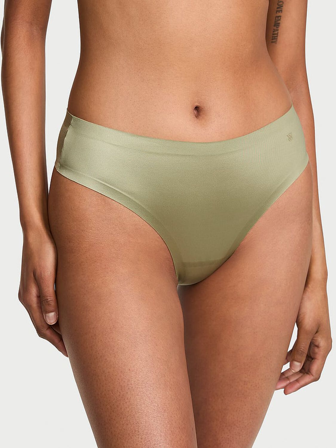 vs No-Show No-Show Mid-Rise Thong Panty Fall Sage 1 of 3 