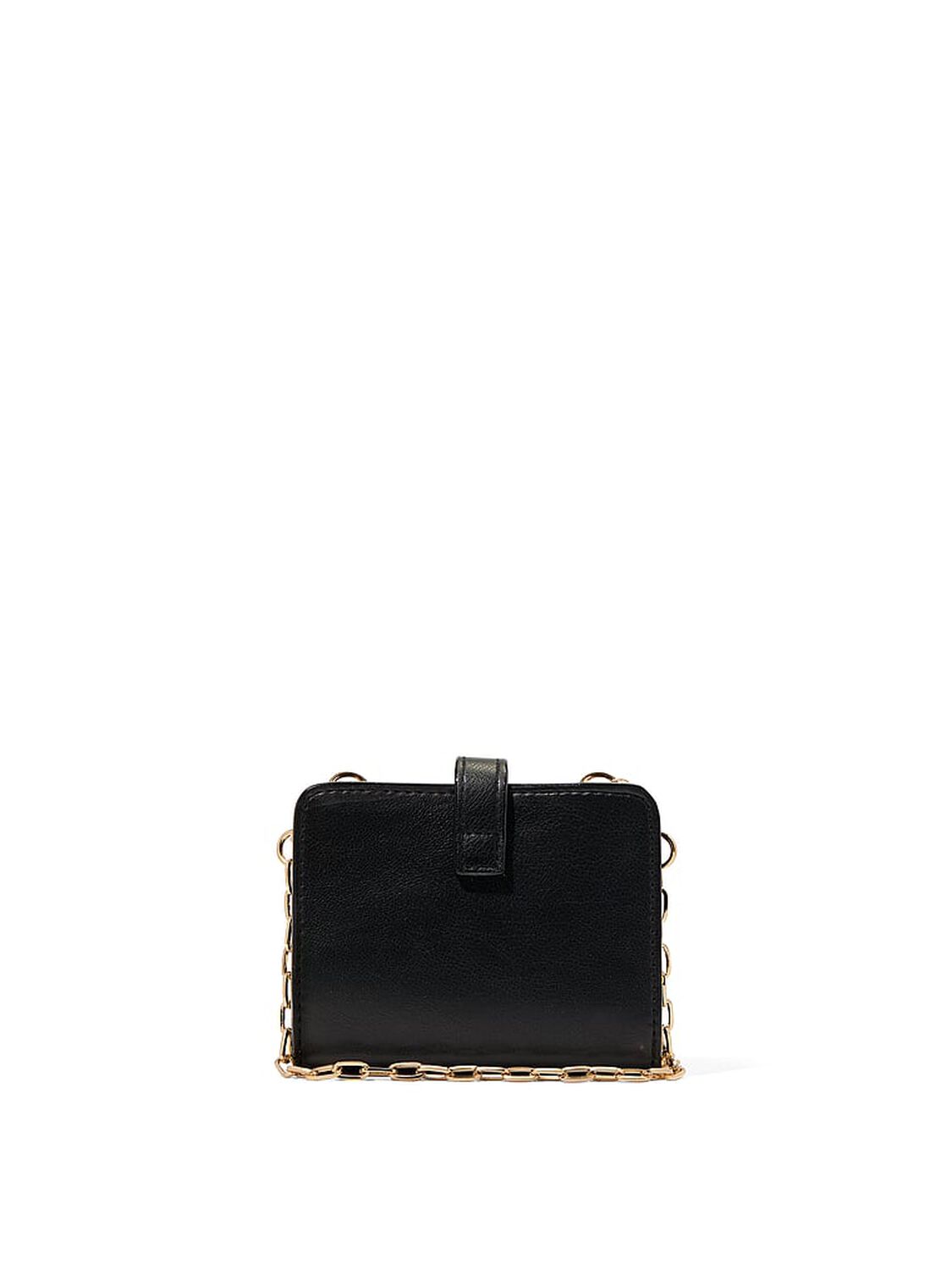 vs Victoria's Secret Convertible Chain Wallet Black Nappa 2 of 2 