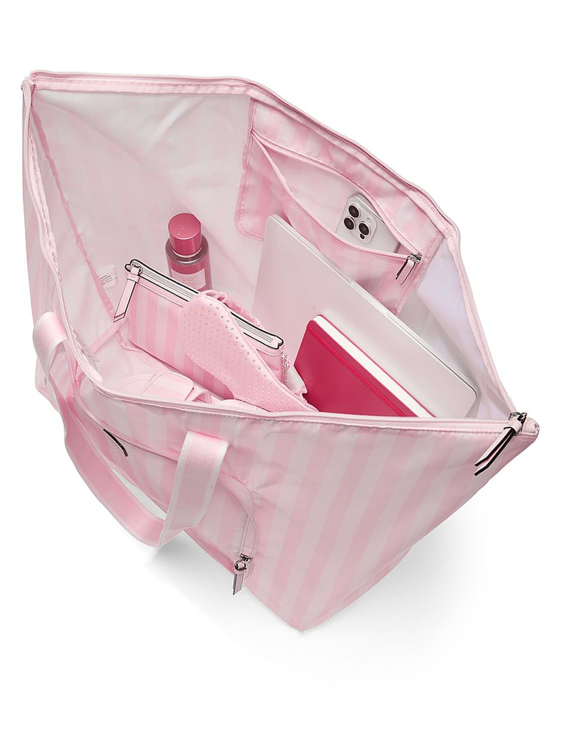 vs Victoria's Secret Weekender Bag Heritage Stripe 4 of 5 