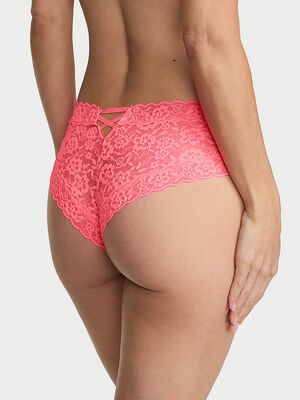 Lace Strappy-Back Cheeky Panty