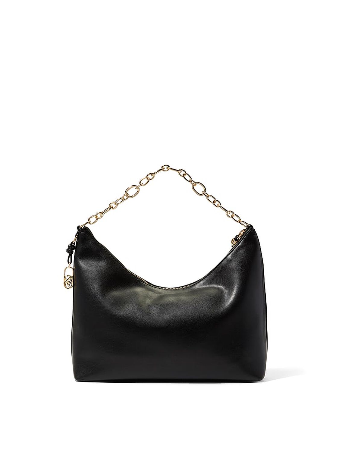 vs Victoria's Secret VS Icon Medium Shoulder Bag Black Pu 2 of 2 