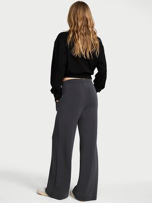 Featherweight Knit Wide-Leg Pant
