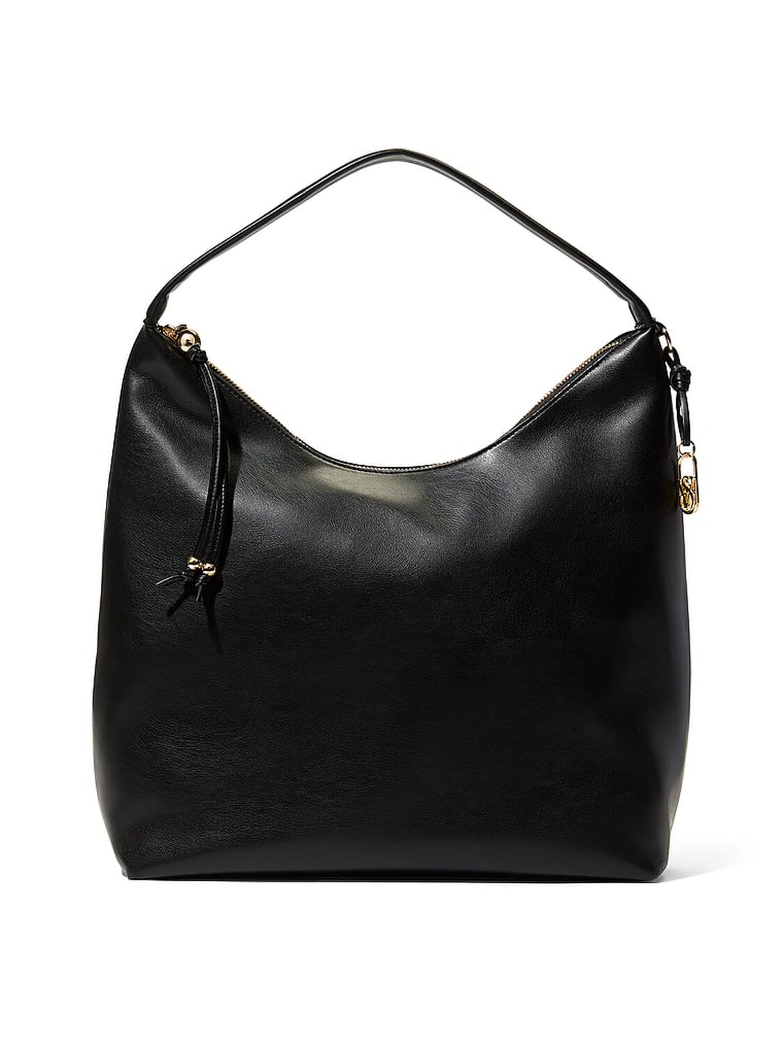 vs Victoria's Secret VS Icon Large Shoulder Bag Black Pu 1 of 2 