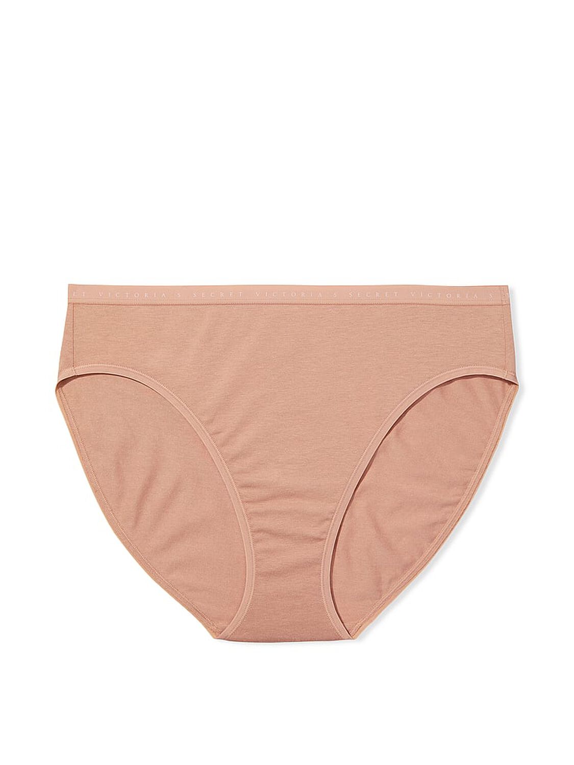 vs Victoria's Secret Stretch Cotton High-Leg Brief Panty Praline 2 of 2 