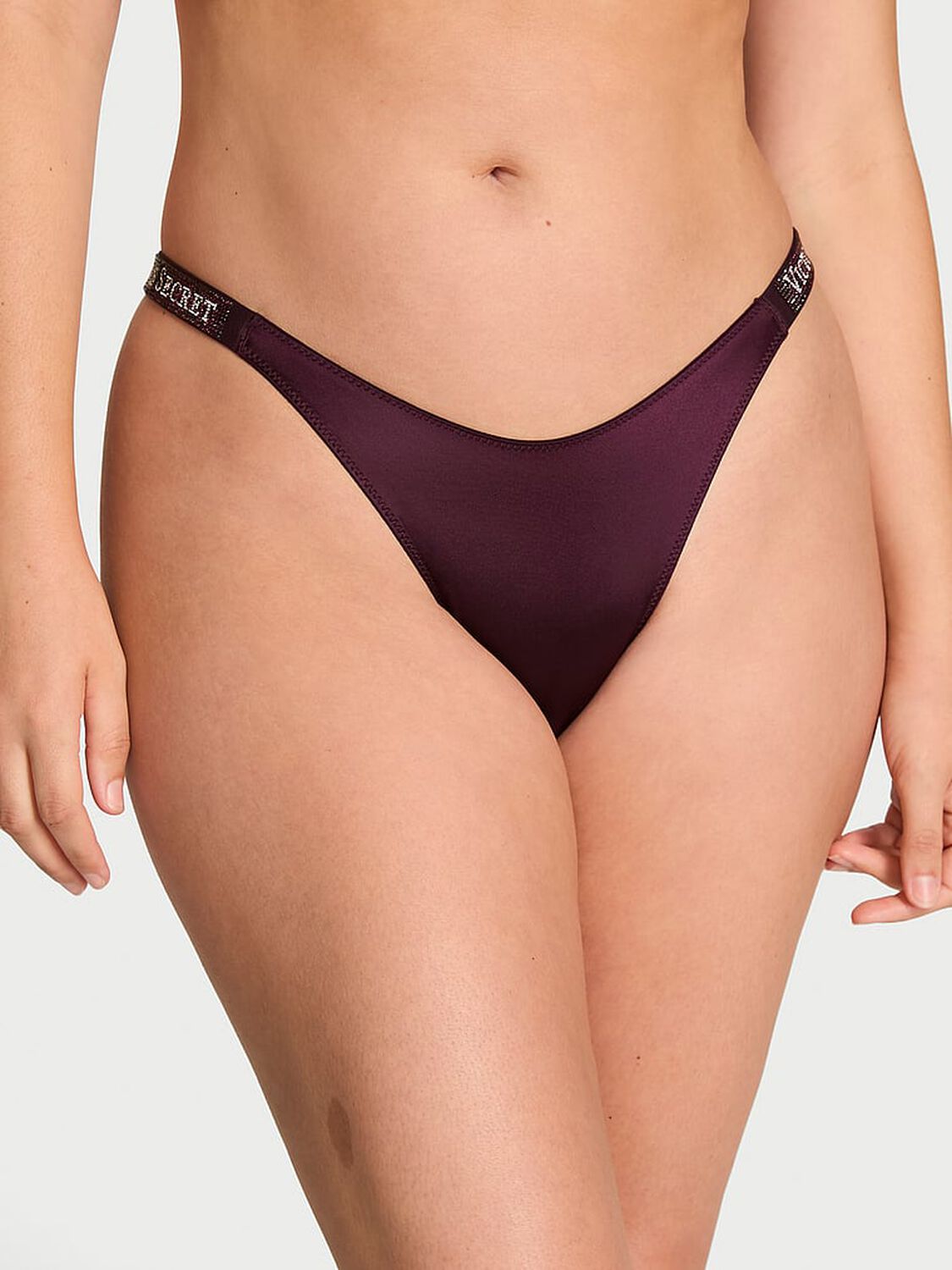 vs Very Sexy Shine Strap Thong Panty 1 of 3 