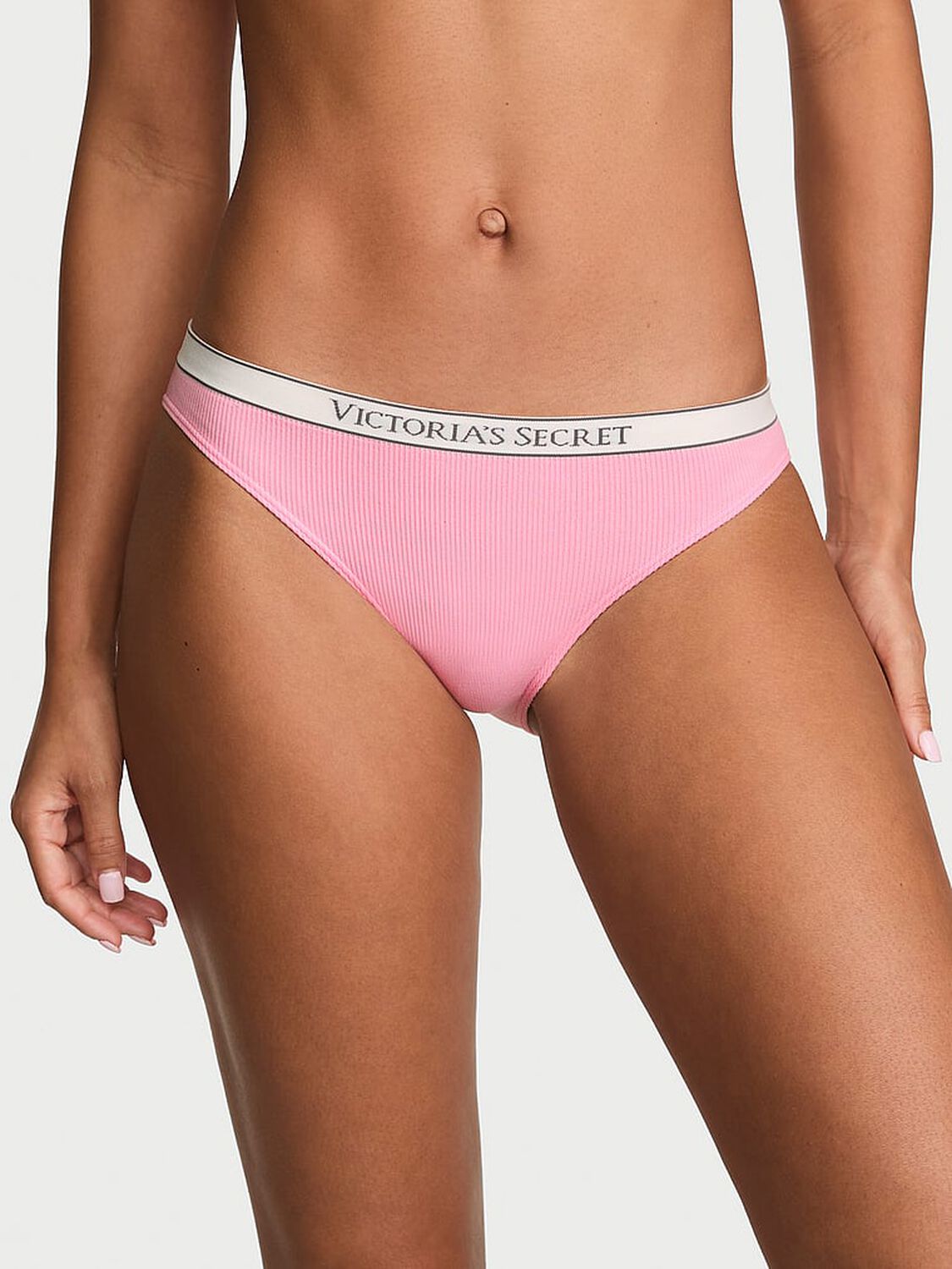 vs Seamless Seamless Logo Rib Bikini Panty 1 of 2 