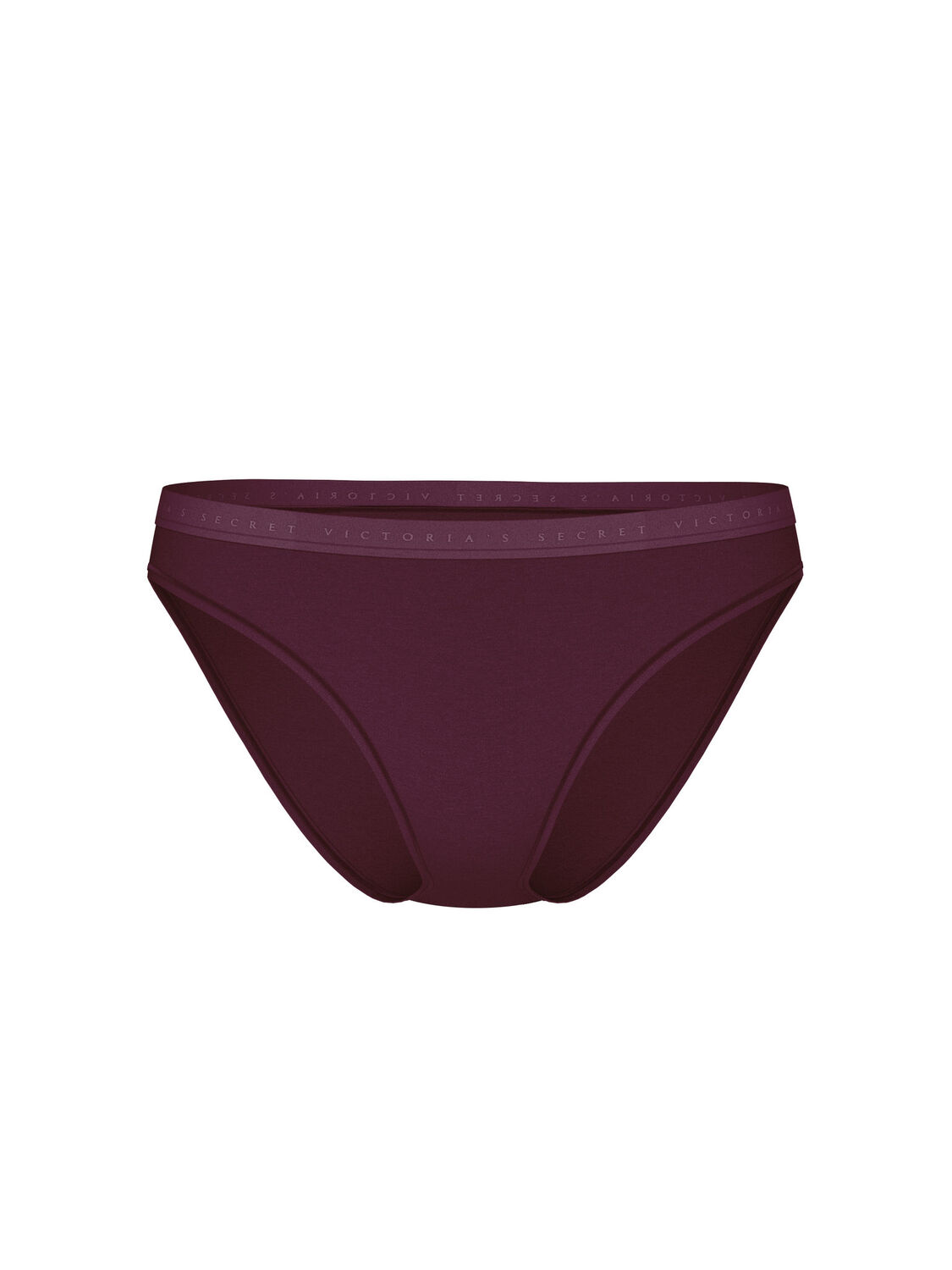 vs Victoria's Secret Stretch Cotton Bikini Panty Winter Wine 3 of 3 