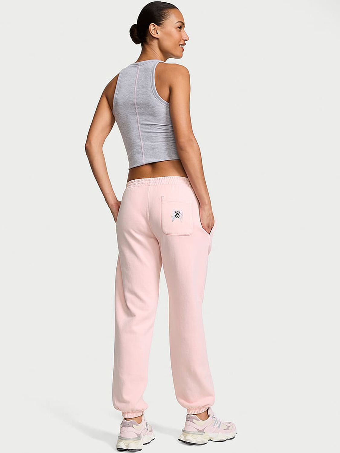 vs Angel Essentials Iconic Fleece Relaxed Jogger Sweatpant 2 of 3 