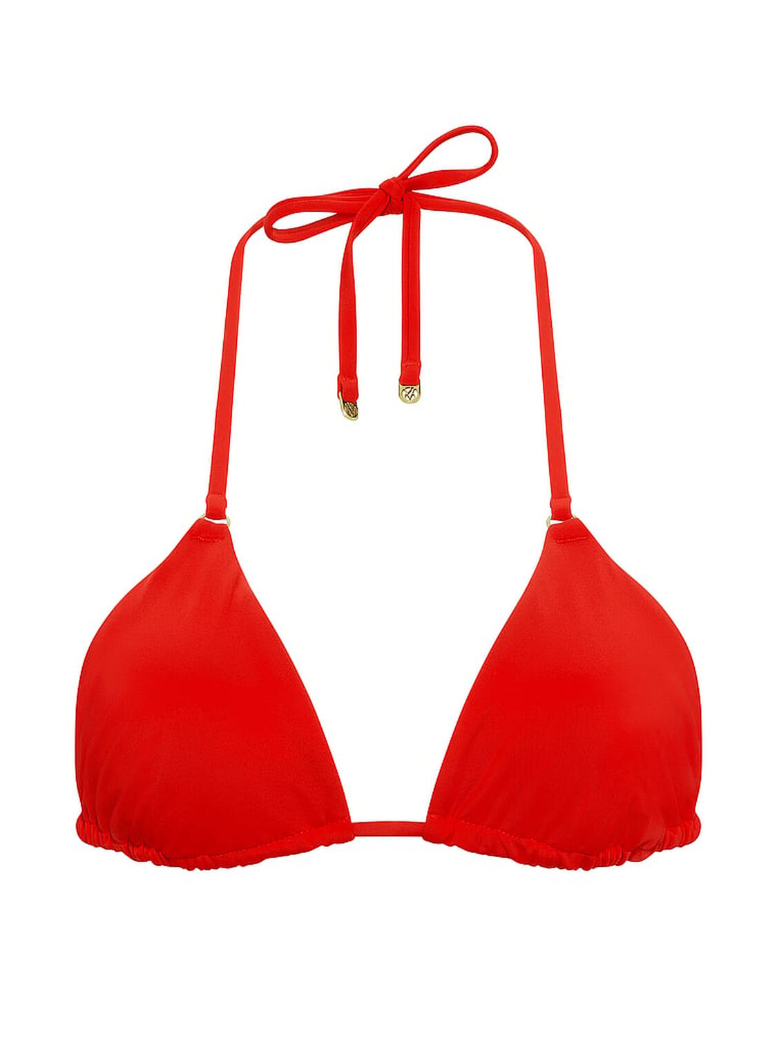 vs Victoria's Secret Swim Triangle Bikini Top Red Pepper 3 of 3 