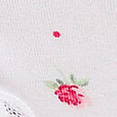 Cotton Lace-Waist Cheeky Panty, VS White Dot Floral, swatch