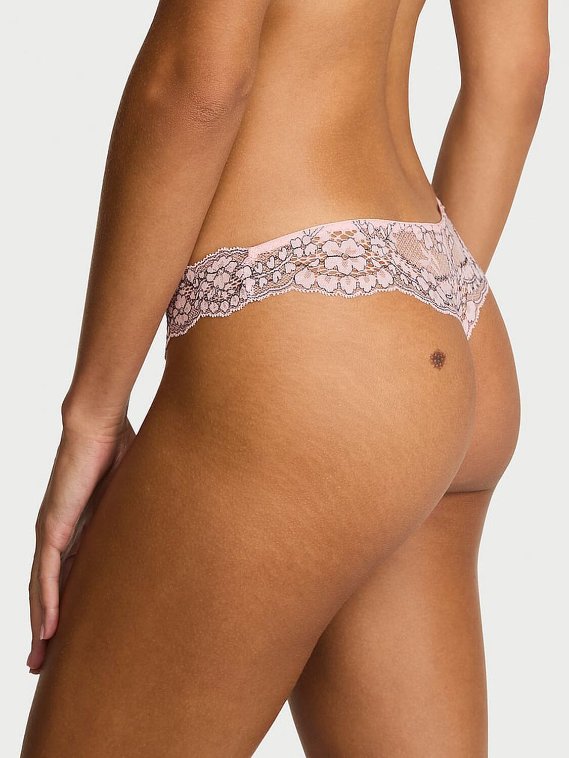 vs Dream Angels Lace Thong Panty Angel Pink Xdye 2 of 3 