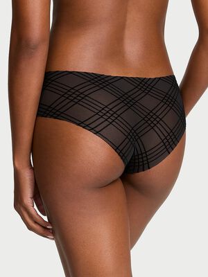 No-Show Plaid Mesh Cheeky Panty