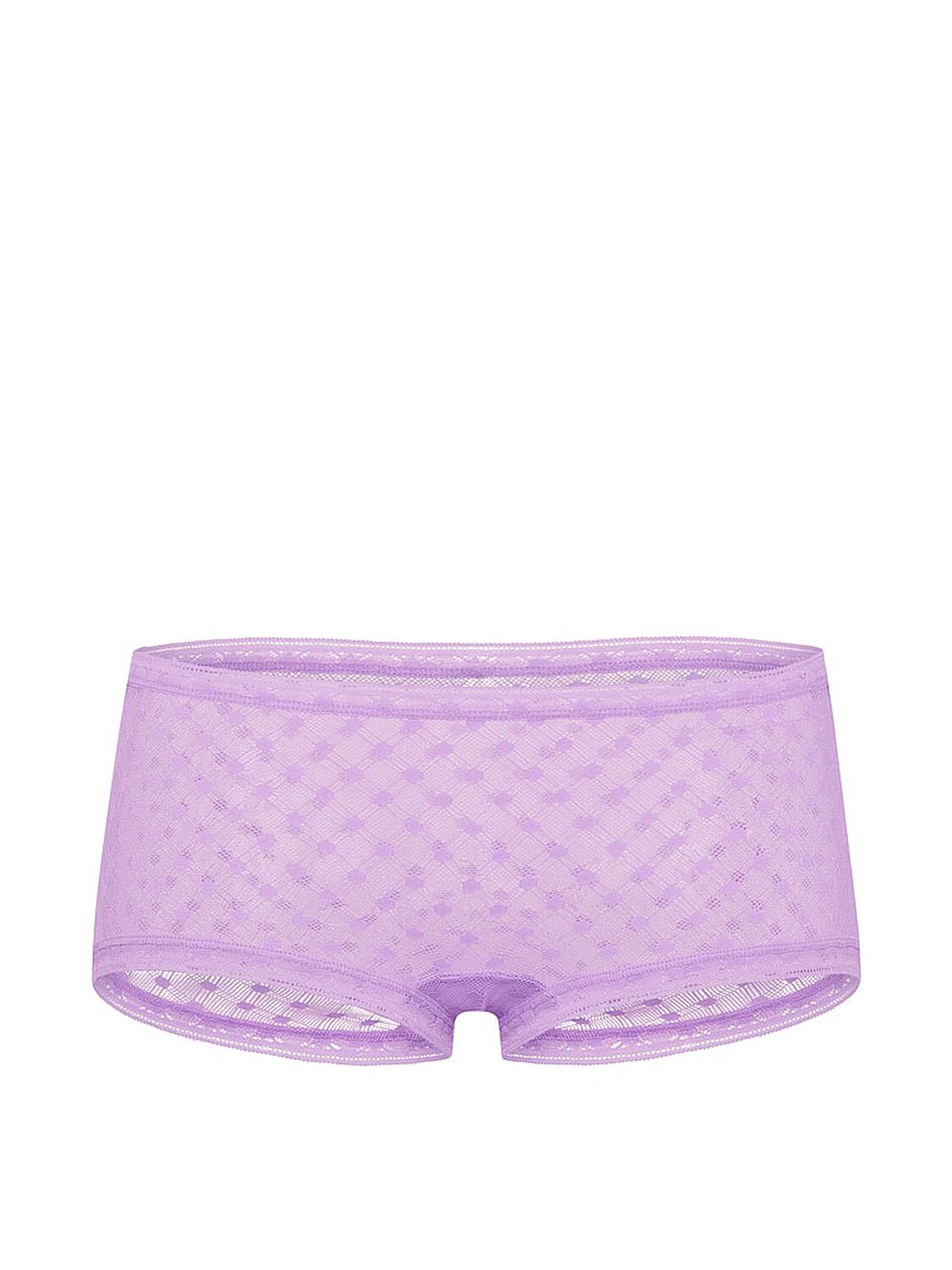 vs The Lacie Dot Geo Lace Low-Rise Boyshort Panty Candy Violet 3 of 3 