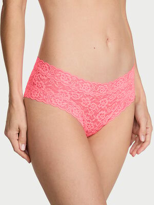 Lace Strappy-Back Cheeky Panty