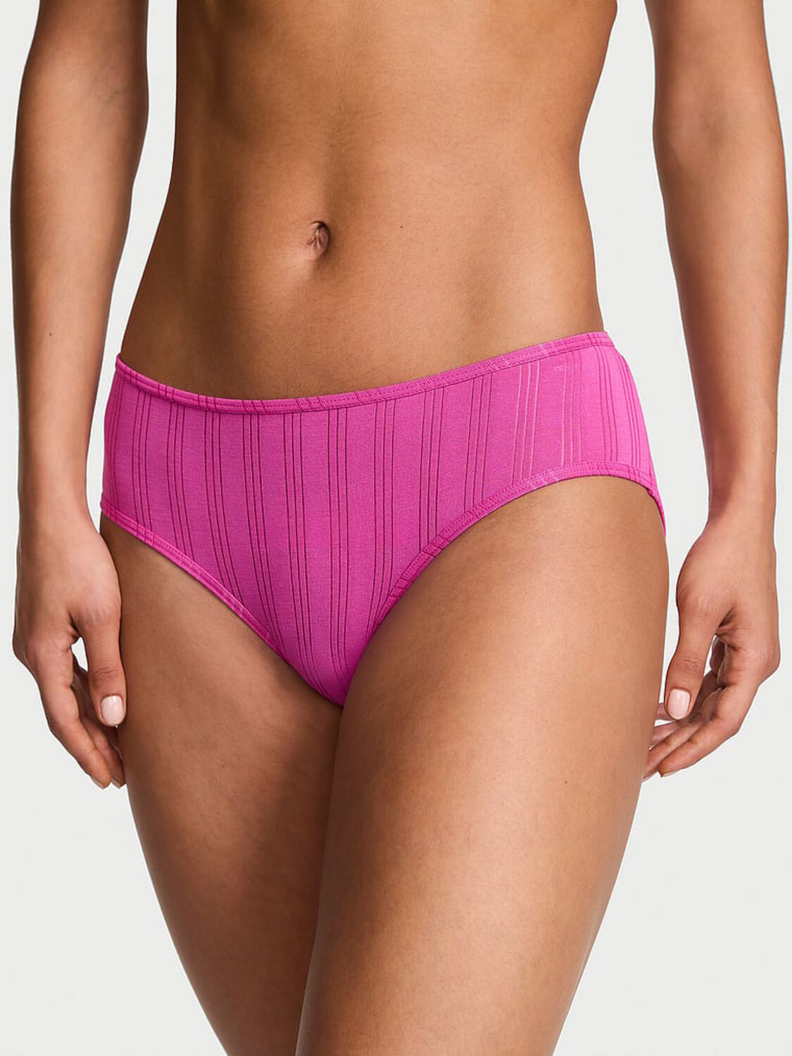 vs Victoria's Secret SoSoft&trade; Ultra-Fine Modal Hiphugger Panty Pink Fire 1 of 3 