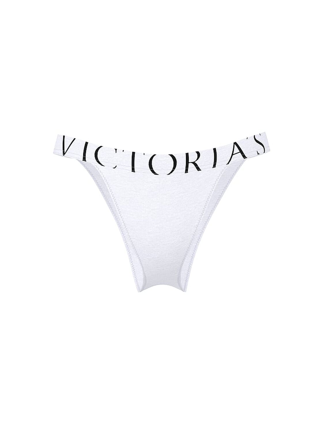 vs Cotton Exploded Logo Cotton 90s Brief Panty White 3 of 4 