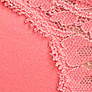 Lace-Trim Bikini Panty, Wild Salmon, swatch