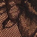 Rose Lace Adjustable V-String Panty, Black, swatch