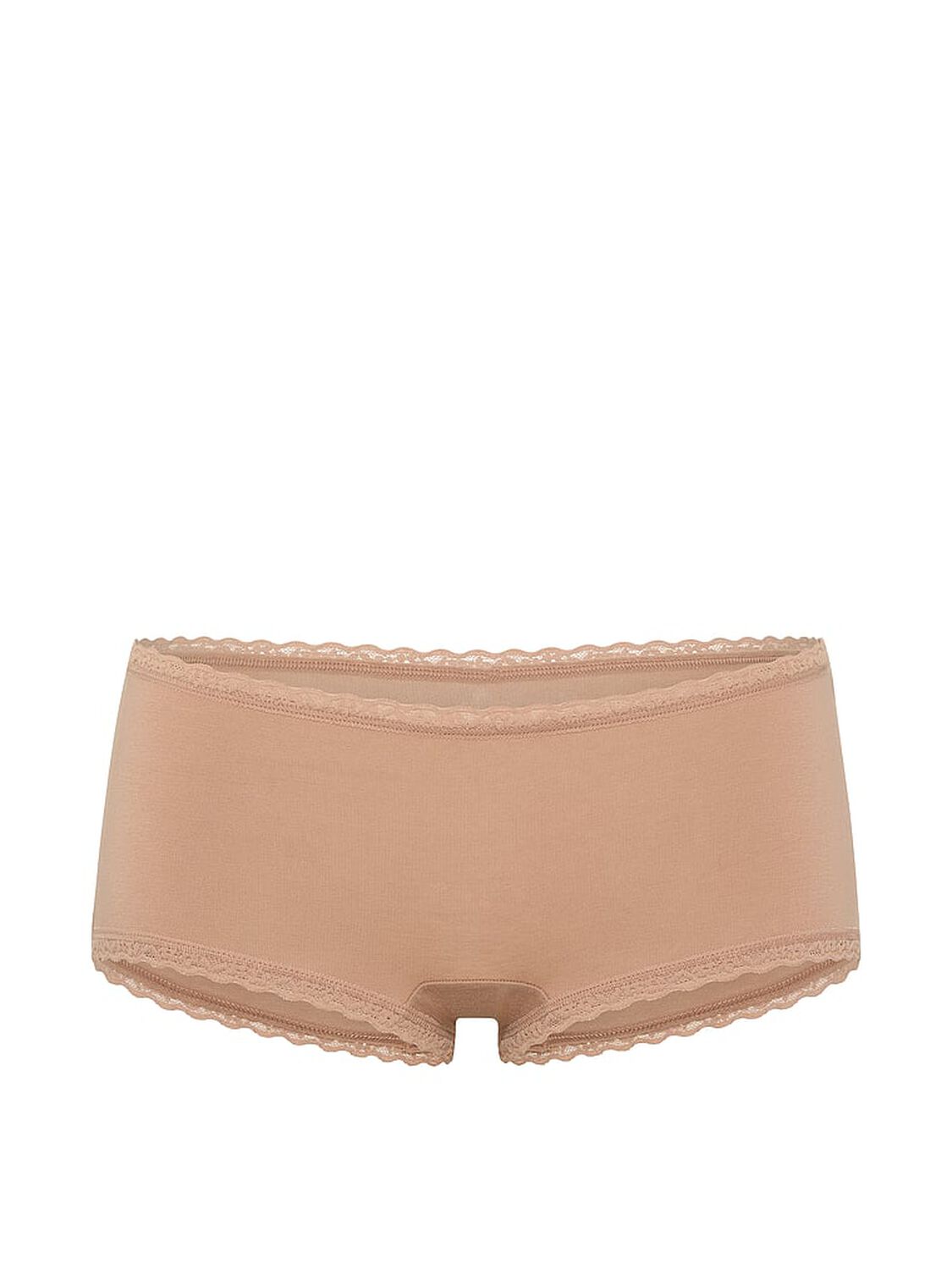 vs Lace Trim Cotton Lace-Trim Boyshort Panty 3 of 3 