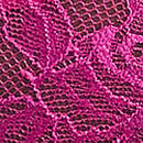 Rose Lace High-Leg Thong Panty, Pink Fire, swatch