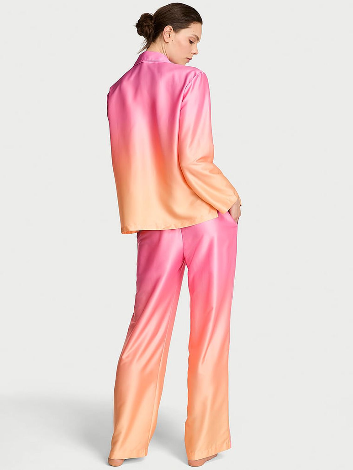vs Victoria's Secret Signature Satin Long Pajama Set 2 of 2 