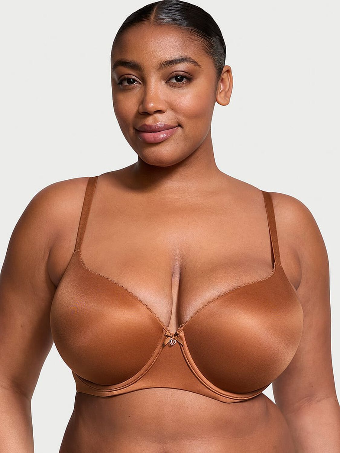 vs Body By Victoria Lightly Lined Smooth Demi Bra Caramel 4 of 4 