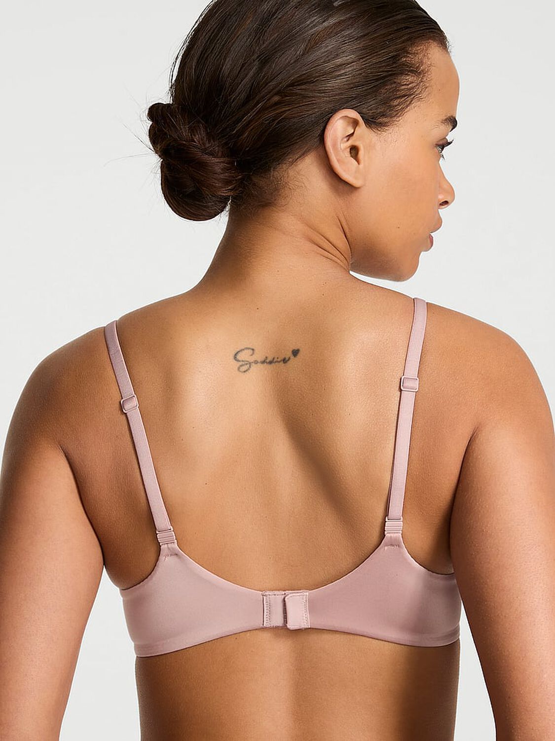 vs Body By Victoria Perfect Shape Smooth Push-Up Bra Talc 2 of 2 