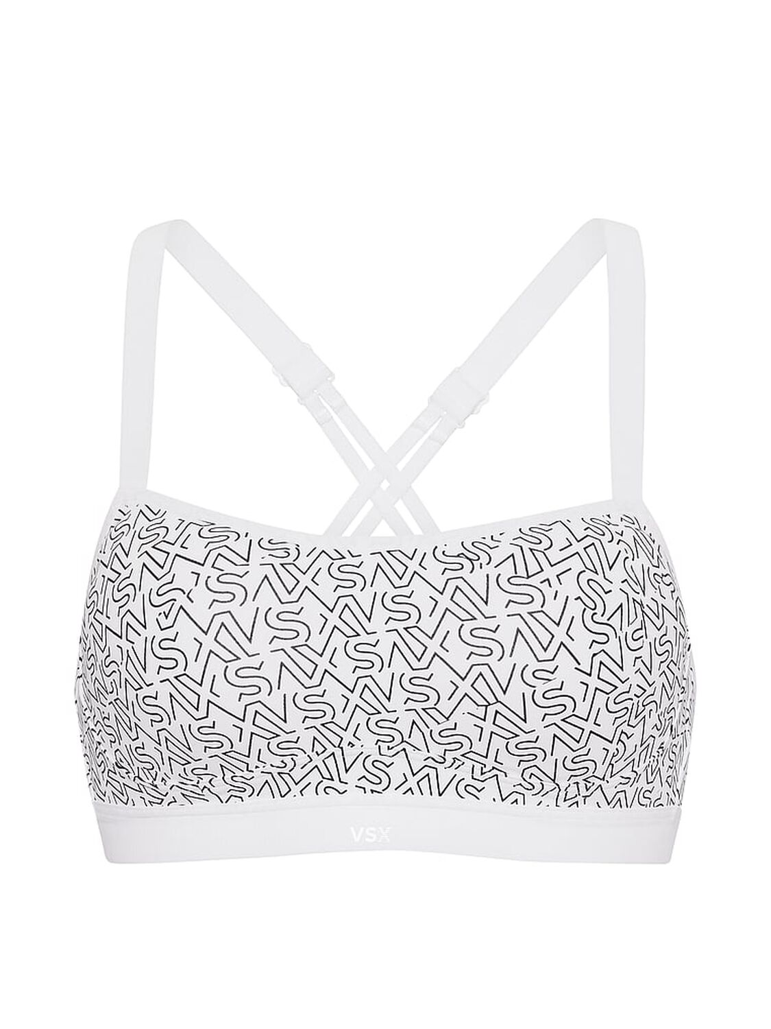 vs Vsx VSX Angel&trade; Sports Bra Vs White Logos 3 of 3 