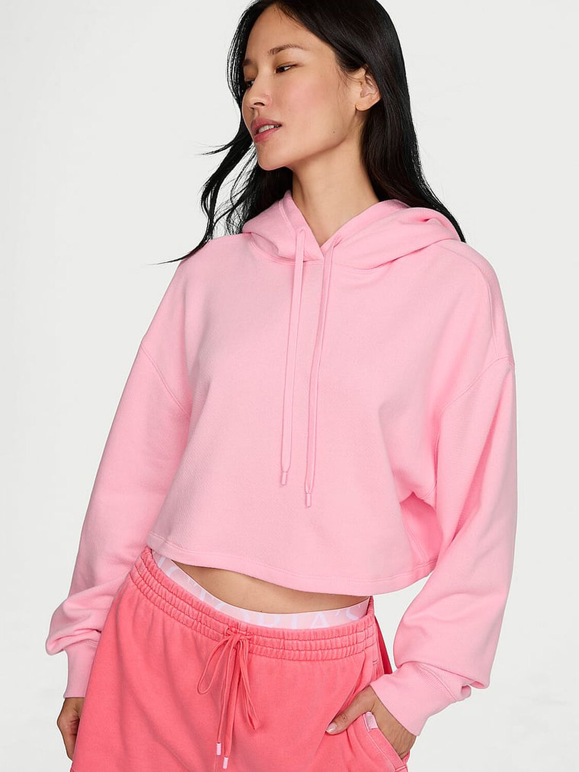 vs Angel Essentials VSFS '26 Vintage Fleece Hoodie Victoria Pink 2 of 4 