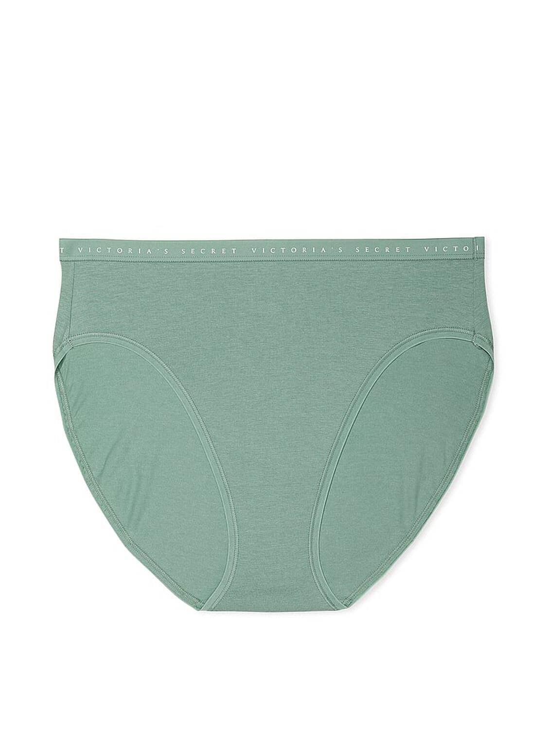 vs Victoria's Secret Stretch Cotton High-Leg Brief Panty Seasalt Green 3 of 3 