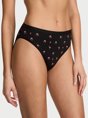 Stretch Cotton High-Leg Brief Panty