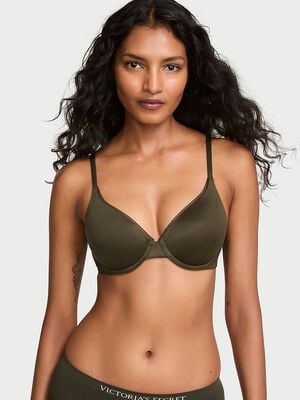 Lace-Trim Lightly Lined Full-Coverage Bra