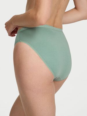 Stretch Cotton High-Leg Brief Panty