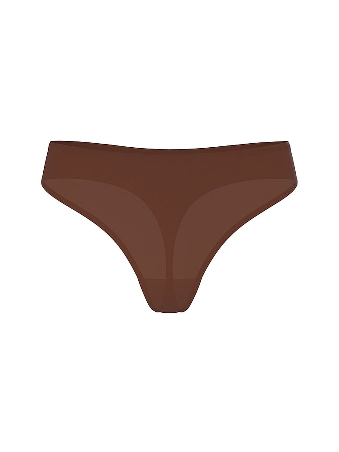 vs Body By Victoria Body by Victoria Flex Mid-Rise Thong Panty Ganache 1 of 3 