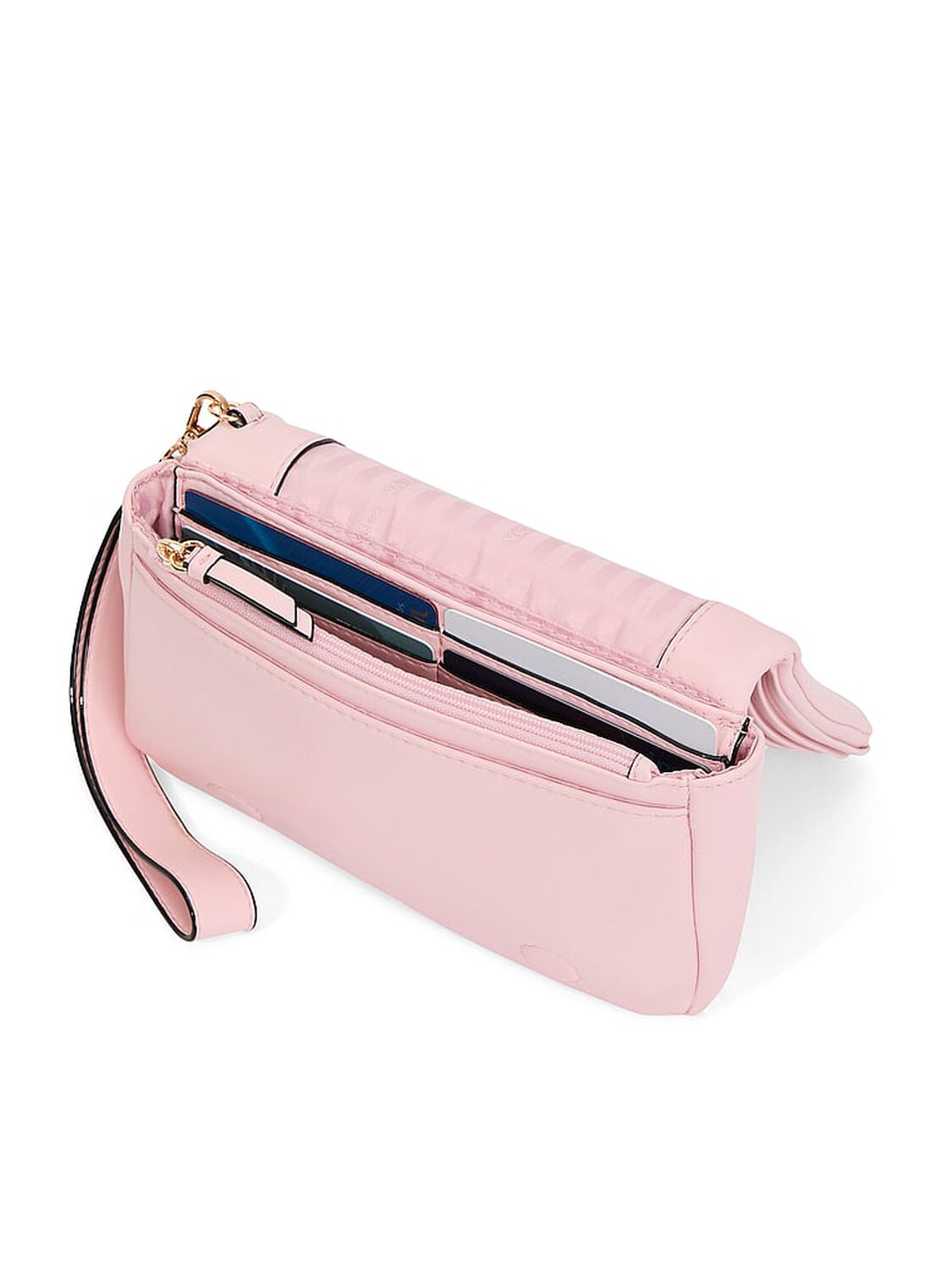 vs Victoria's Secret Phone Wristlet Chalk Rose 3 of 3 